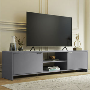 
                  
                    Load image into Gallery viewer, Madesa TV Stand Cabinet with Storage Space and Cable Management, TV Table Unit for TVs up to 80 Inches, Wooden, 48H x 38D x 180L - Grey
                  
                