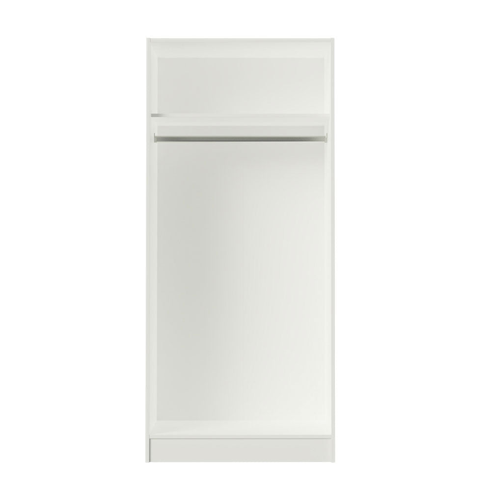 
                  
                    Load image into Gallery viewer, Madesa Wardrobe for Bedroom, Wardrobe Storage Cabinet with 2 Doors, 180H x 52D x 80L cm - White
                  
                