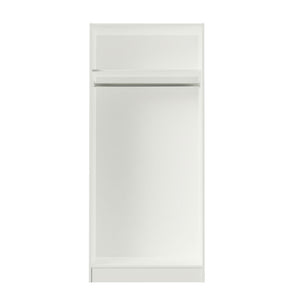 
                  
                    Load image into Gallery viewer, Madesa Wardrobe for Bedroom, Wardrobe Storage Cabinet with 2 Doors, 180H x 52D x 80L cm - White
                  
                